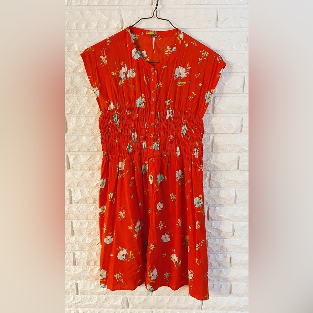 Free People Floral Mini Dress